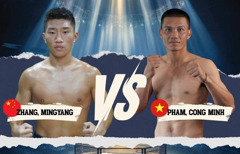 Trực tiếp MMA: Phạm Công Minh đối đầu võ sĩ Trung Quốc tại WXF