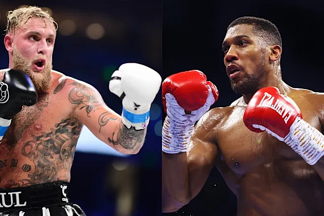 Anthony Joshua bước v&agrave;o trận so găng Jake Paul vs Gervonta Davis?