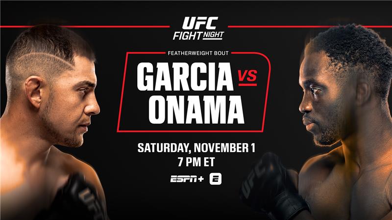 Trực tiếp UFC: Steve Garcia vs. David Onama