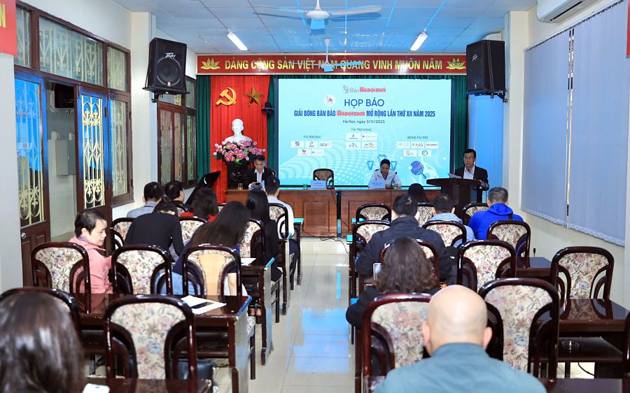 Giải Bóng bàn tranh Cúp Báo Hànộimới 2025 đấu theo thể thức Olympic, tăng 10% tiền thưởng