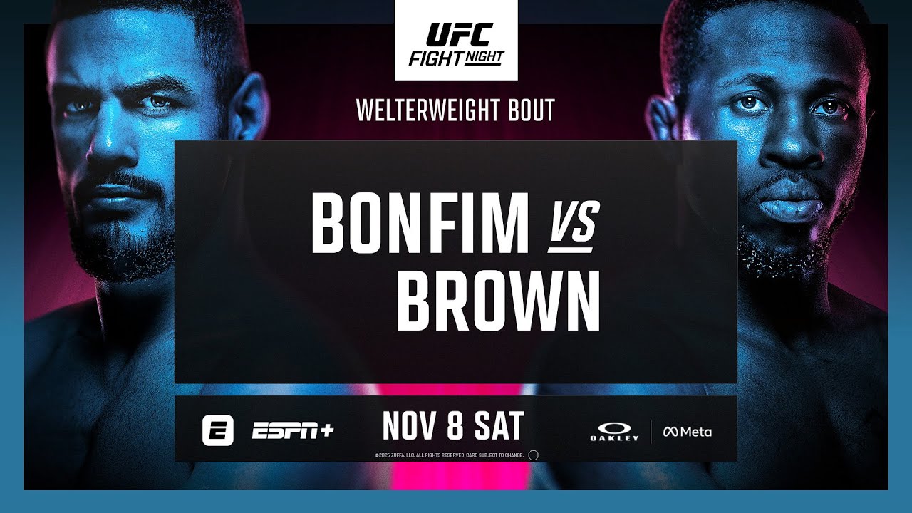 Lịch thi đấu UFC Vegas 111: Gabriel Bonfim vs. Randy Brown
