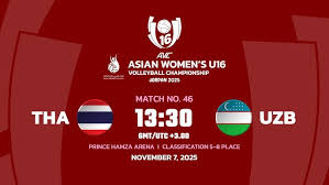 Link trực tiếp giải bóng chuyền U16 vô địch châu Á: Thái Lan vs Uzbekistan