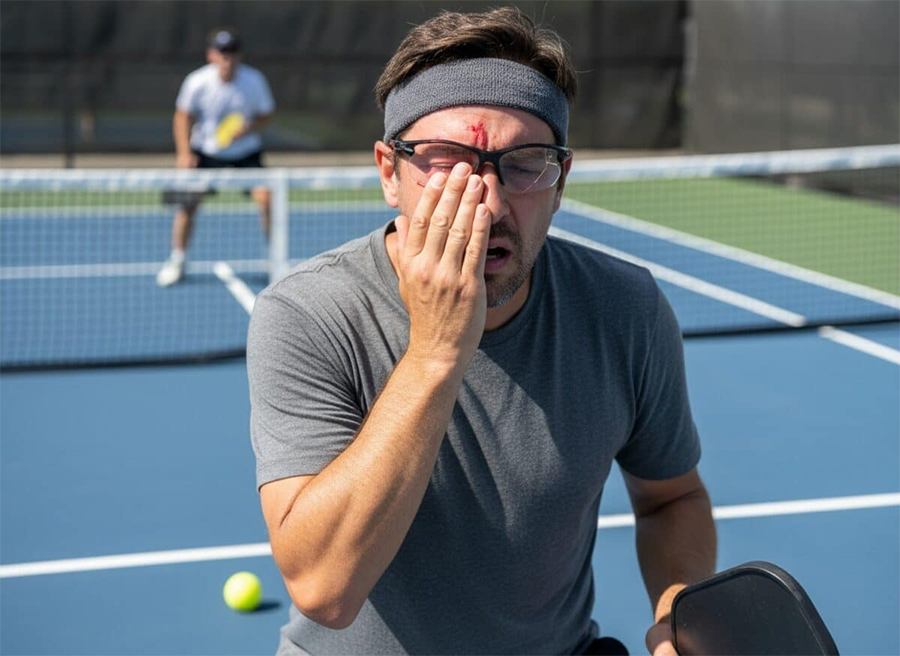 Thống k&ecirc; đ&aacute;ng ch&uacute; &yacute; về chấn thương trong pickleball