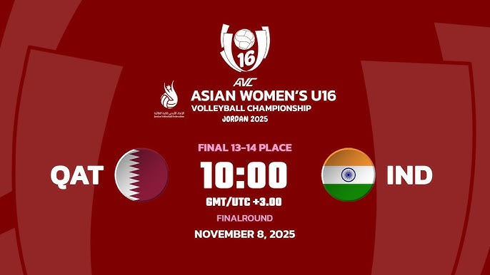 Link trực tiếp giải bóng chuyền U16 vô địch châu Á: Qatar vs Ấn Độ
