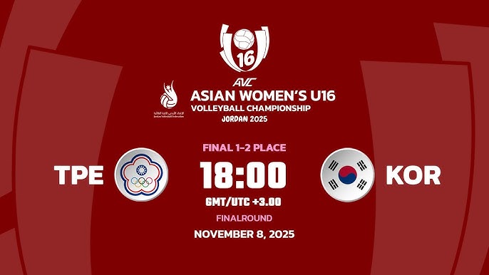 Link trực tiếp chung kết giải bóng chuyền U16 vô địch châu Á: Hàn Quốc vs Đài Bắc Trung Hoa