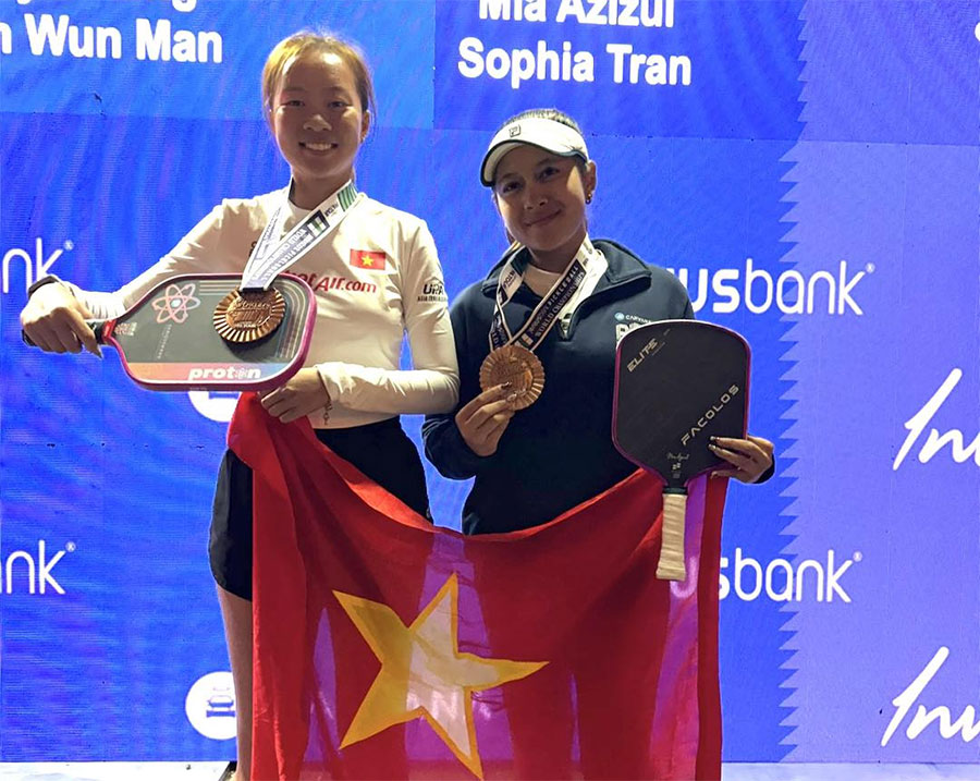Sophia Phương Anh đăng quang tại Pickle World Championships 2025