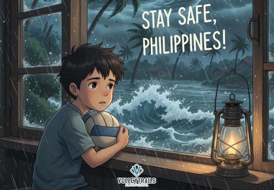 Siêu bão Phượng Hoàng đổ bộ, bóng chuyền Philippines tạm hoãn các giải đấu