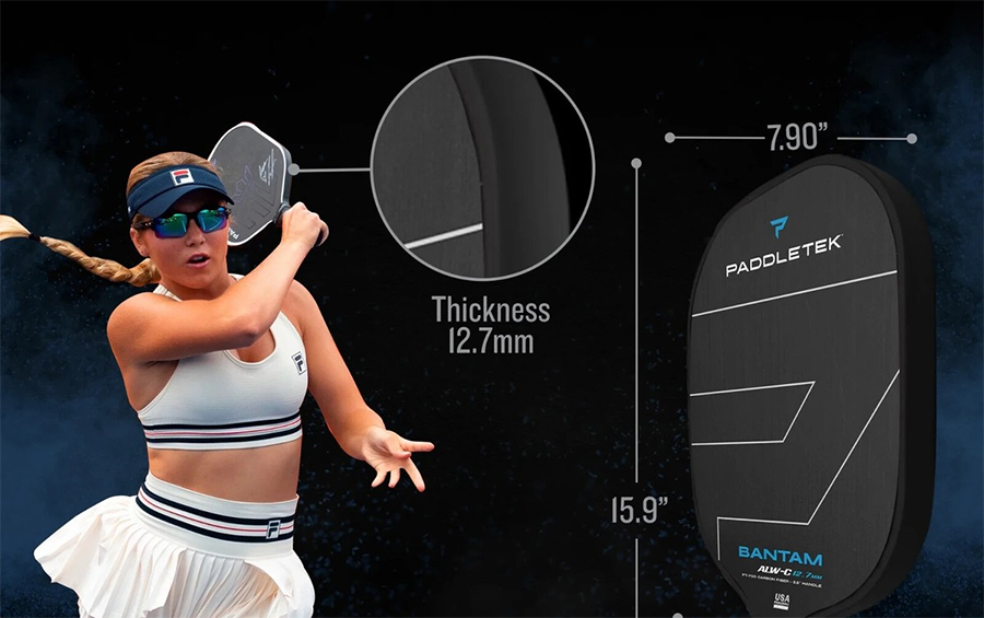 Anna Leigh Waters ra mắt dòng vợt Paddletek Bantam ALW-C Signature