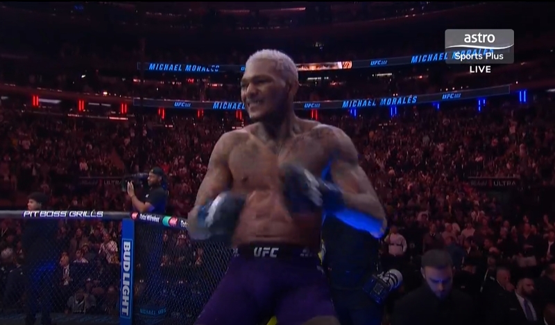 UFC 322: Michael Morales hủy diệt Sean Brady sau chưa đầy một hiệp