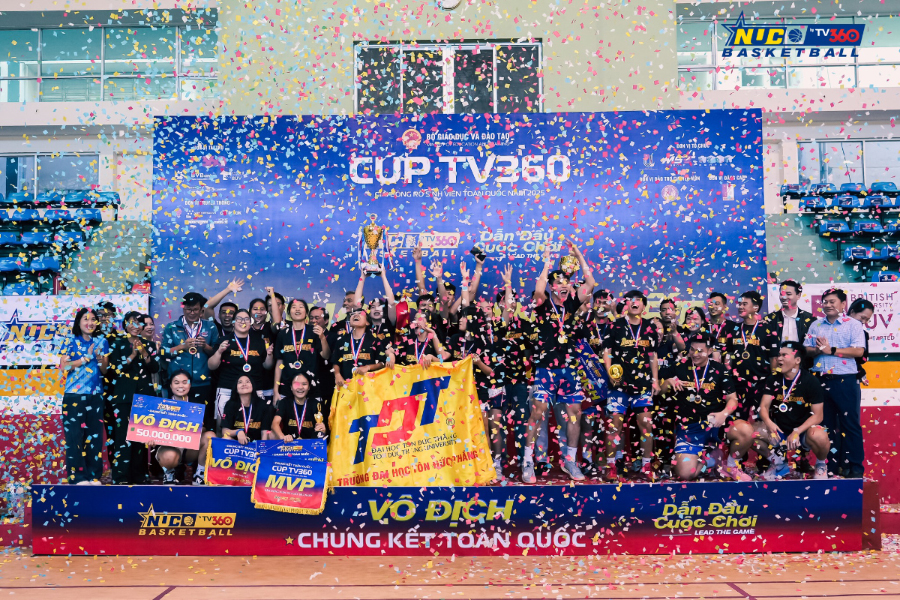 Đại học Tôn Đức Thắng và Đại học Đà Nẵng tại NUC 2025 Cúp TV360: “Vía” vô địch và chiến tích lịch sử