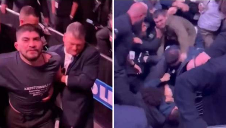 Hỗn chiến lớn tại UFC 322 giữa Dillon Danis với ê-kip phía Khabib
