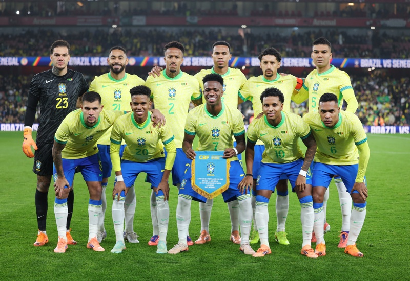 Đội hình Brazil gặp Tunisia với 4 tiền đạo: 2 của MU, Chelsea và Real Madrid
