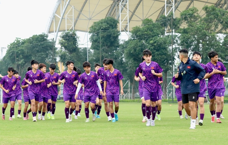 U17 Việt Nam chốt danh sách tham dự Vòng loại U17 châu Á 2026