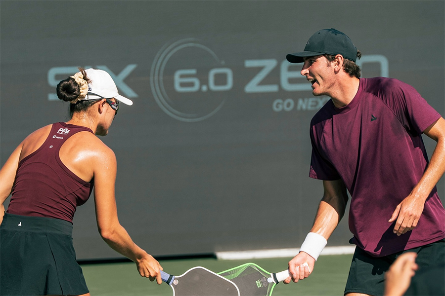 Lần đầu đ&aacute;nh cặp Bright, Oncins tiến thẳng v&agrave;o b&aacute;n kết giải pickleball PPA Lakeland