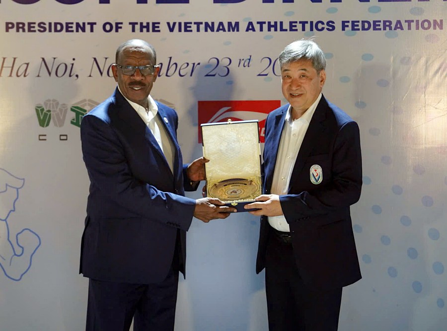 Gala ch&agrave;o đ&oacute;n c&aacute;c đại biểu dự Họp Hội đồng Điền kinh ch&acirc;u &Aacute; 2025