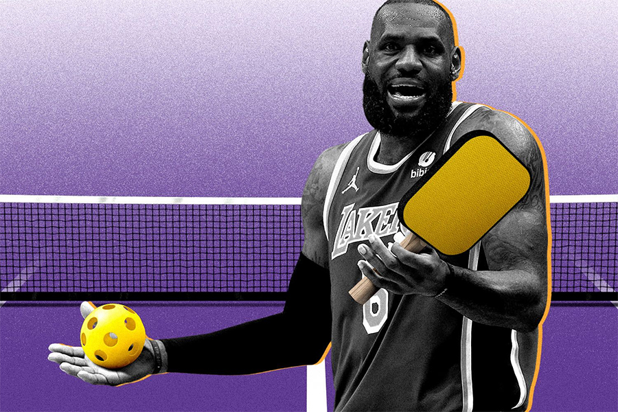 Lakers tổ chức giải pickleball với sự g&oacute;p mặt của LeBron v&agrave; Doncic