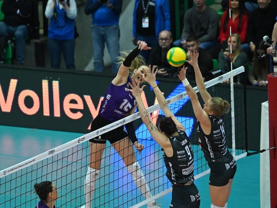 Conegliano lội ngược dòng ngoạn mục sau màn rượt đuổi nghẹt thở trước Zeren Spor