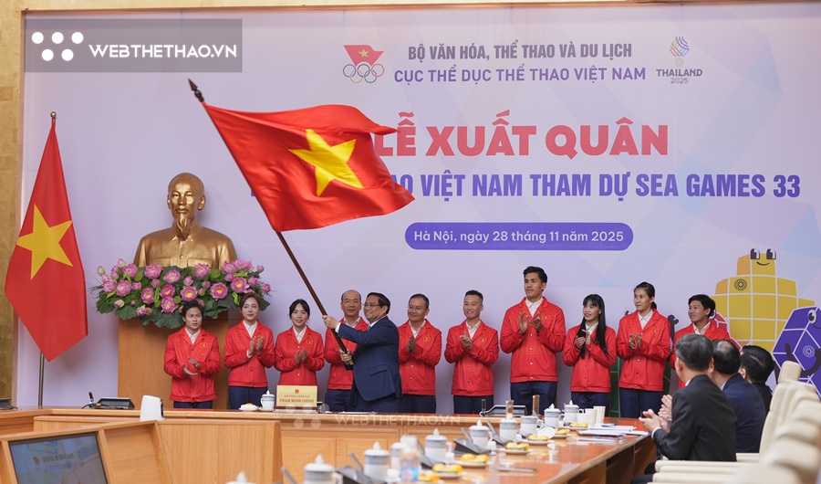 Thể thao Việt Nam làm lễ xuất quân dự SEA Games 33: Đặt mục tiêu giành 91-110HCV Thể thao Việt Nam làm lễ xuất quân dự SEA Games 33: Đặt mục tiêu giành 91-110HCV