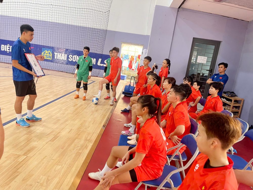 Đội tuyển Futsal nữ Việt Nam gấp rút hoàn tất chuẩn bị trước thềm SEA Games 33