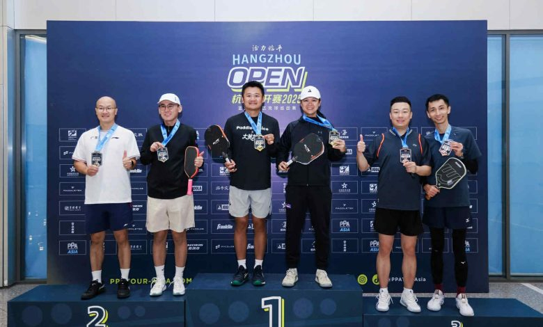 Pickleball M&ocirc;ng Cổ v&agrave; tấm huy chương lịch sử tại PPA Hangzhou Open 2025