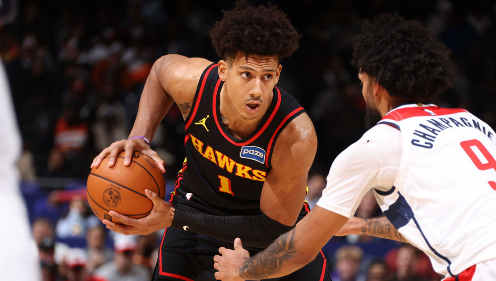 Ứng viên MIP Jalen Johnson lập cú đúp triple-double trong 2 ngày, gánh vác Atlanta Hawks