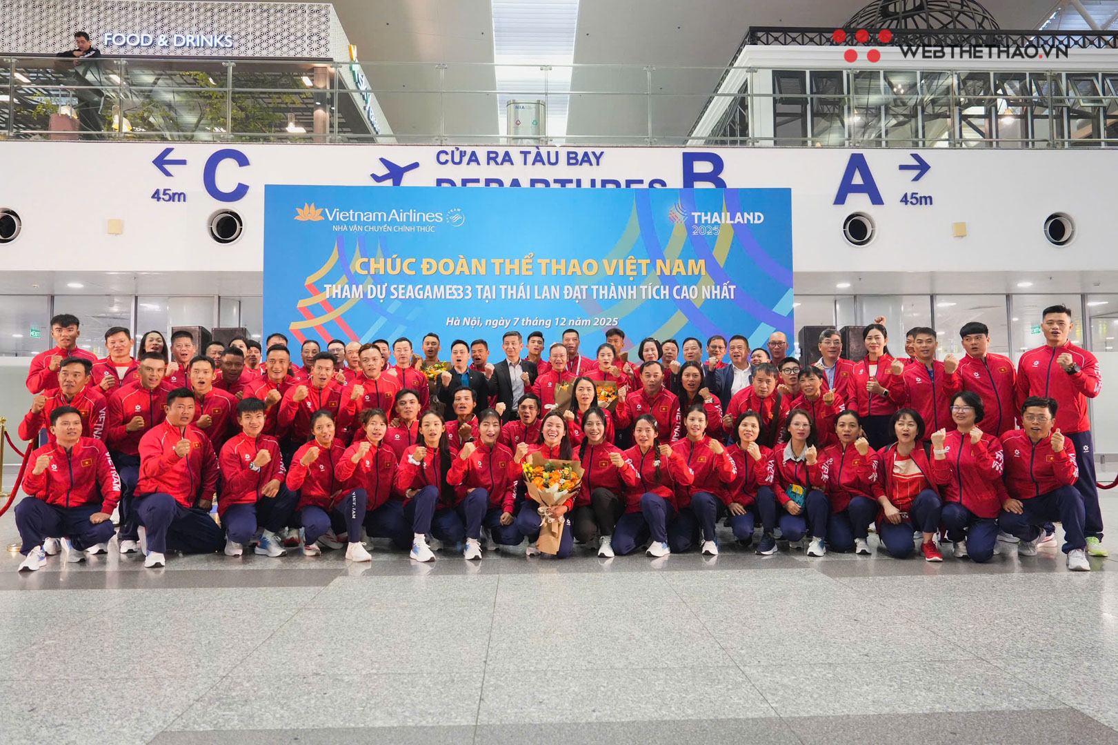 Đoàn thể thao Việt Nam chính thức lên đường tham dự SEA Games 33 Đoàn thể thao Việt Nam chính thức lên đường tham dự SEA Games 33