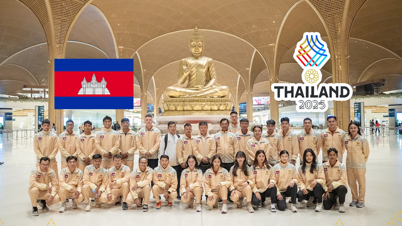 Campuchia đã đến Thái Lan dự SEA Games 33, gửi thông điệp tích cực giữa căng thẳng biên giới Campuchia đã đến Thái Lan dự SEA Games 33, gửi thông điệp tích cực giữa căng thẳng biên giới