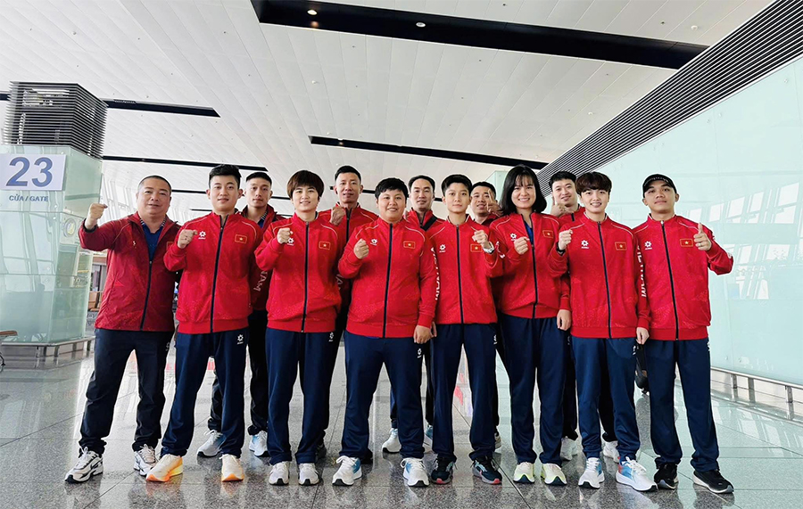 Đội tuyển bóng bàn Việt Nam chính thức đến Thái Lan, sẵn sàng cho SEA Games 33 Đội tuyển bóng bàn Việt Nam chính thức đến Thái Lan, sẵn sàng cho SEA Games 33