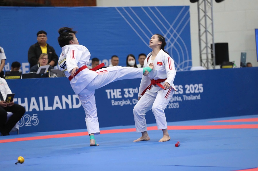 Cặp đôi Jujitsu giành huy chương đầu tiên cho Đoàn TTVN ở SEA Games 33: Hồi hộp nhưng sẽ nhắm thành tích cao hơn nữa Cặp đôi Jujitsu giành huy chương đầu tiên cho Đoàn TTVN ở SEA Games 33: Hồi hộp nhưng sẽ nhắm thành tích cao hơn nữa