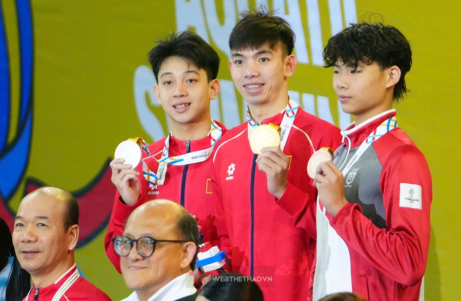 Huy Hoàng và Tuấn Anh giành HCV và HCB bơi 1500m tự do tại SEA Games Huy Hoàng và Tuấn Anh giành HCV và HCB bơi 1500m tự do tại SEA Games