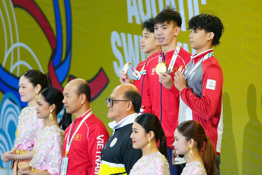 Bơi Việt Nam giành 6 huy chương trong ngày thi đấu thứ 3 SEA Games 33