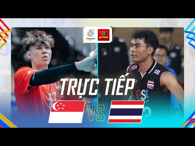 Link trực tiếp bóng chuyền nam SEA Games 33: Thái Lan vs Singapore