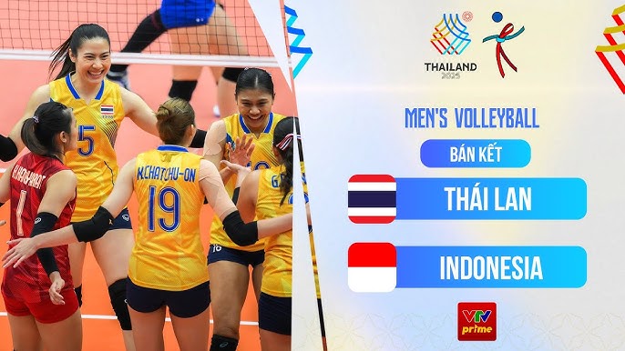 Link trực tiếp bán kết bóng chuyền nữ SEA Games 33: Thái Lan vs Indonesia