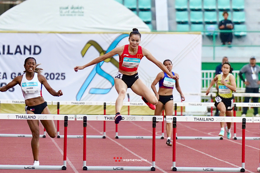 Khoảnh khắc ăn mừng chức vô địch SEA Games 33 đầy cảm xúc của Quách Thị Lan