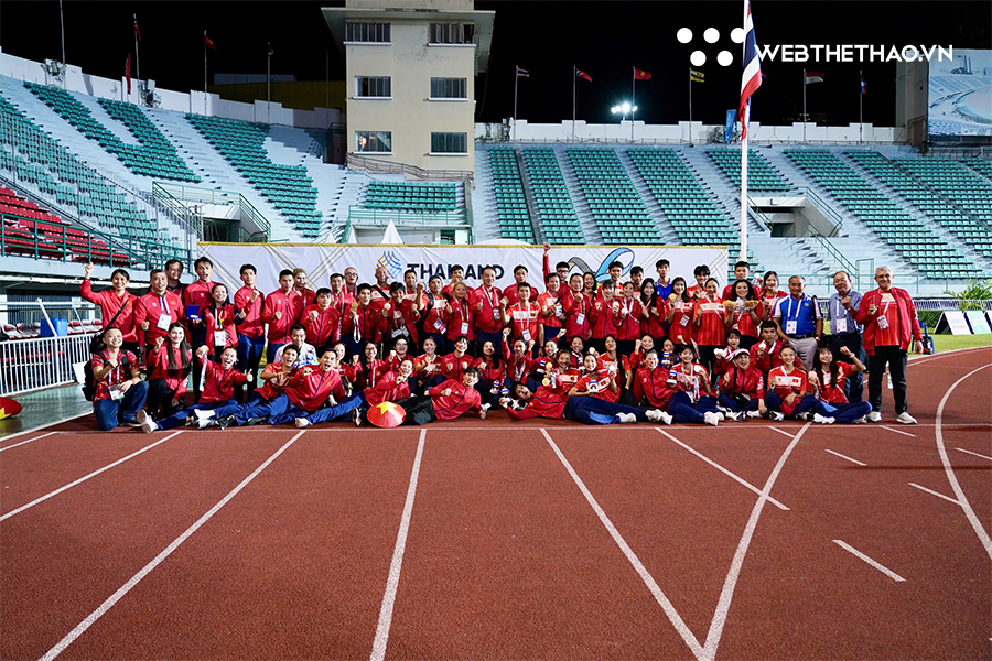 Liên đoàn thưởng 1 tỷ đồng cho đội tuyển điền kinh Việt Nam tại SEA Games 33 Liên đoàn thưởng 1 tỷ đồng cho đội tuyển điền kinh Việt Nam tại SEA Games 33