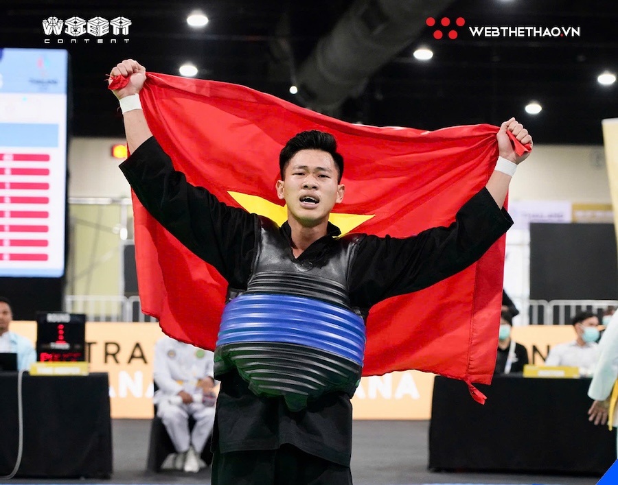 Vietcontent thưởng nóng Nguyễn Tấn Sang sau tấm HCV Pencak Silat đầy quả cảm