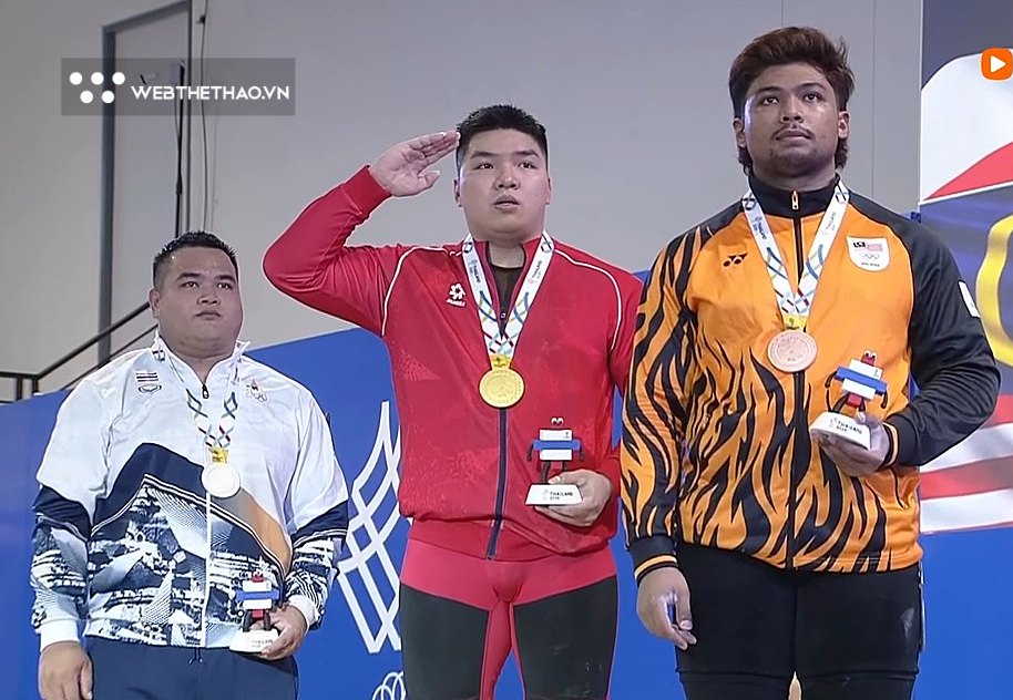 Cử tạ Việt Nam giành tấm HCV SEA Games 33 đầu tiên và duy nhất