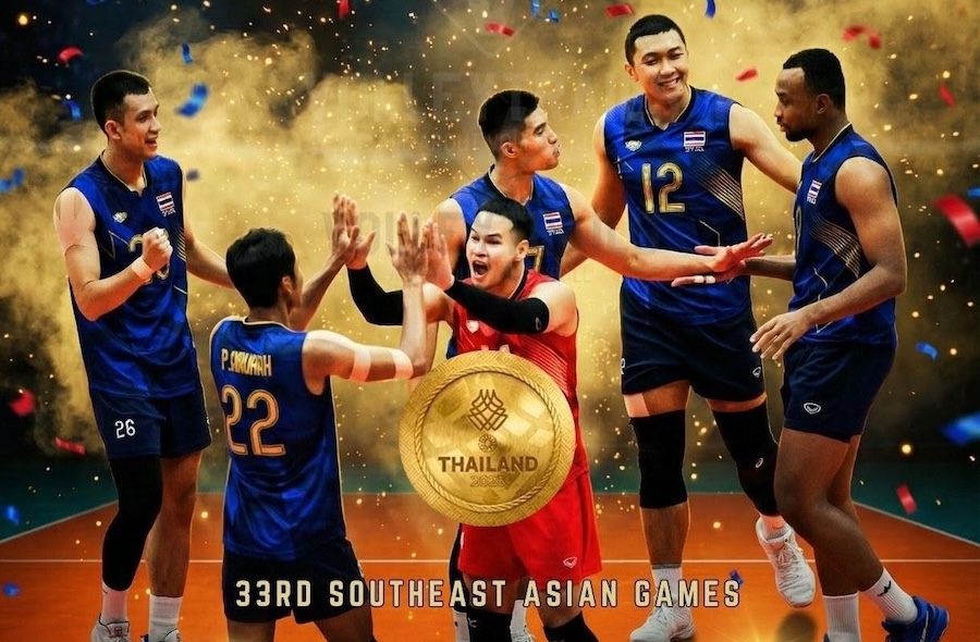 Thái Lan thắng nghẹt thở Indonesia, HCV bóng chuyền nam SEA Games đổi chủ Thái Lan thắng nghẹt thở Indonesia, HCV bóng chuyền nam SEA Games đổi chủ