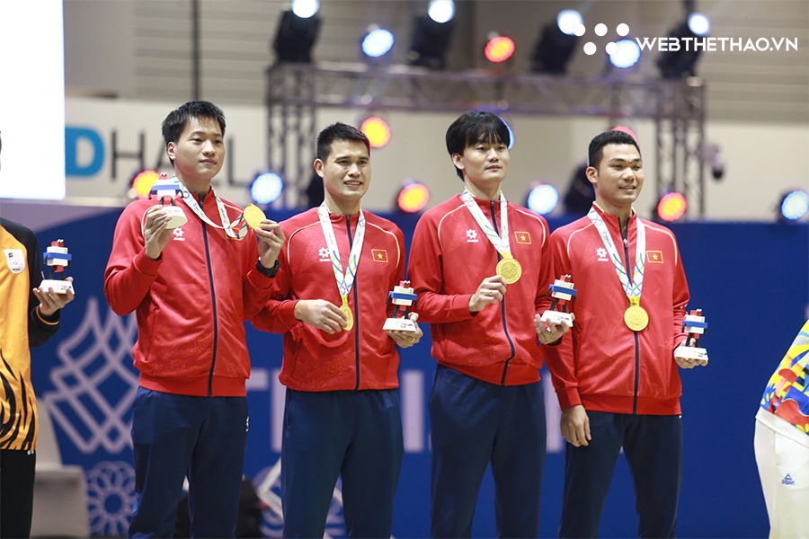 Bảng tổng sắp huy chương SEA Games 33 ngày 19/12