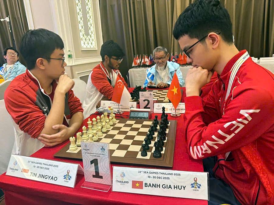 Vô địch SEA Games 33 trở về Bành Gia Huy tranh tài ngay ở giải Giải cờ vua Đại Kiện tướng quốc tế