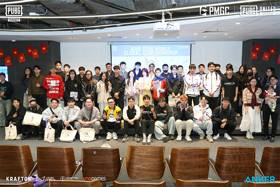 Cộng đồng PUBG Mobile Việt Nam cuồng nhiệt cùng Watch Party 2025 PMGC