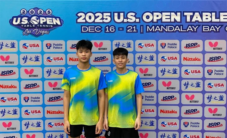 B&oacute;ng b&agrave;n Việt Nam ghi dấu ấn tại US Open với 3 HCB, 1 HCĐ