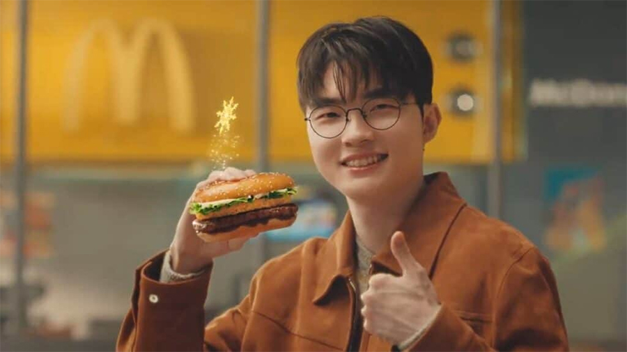 Faker được chọn làm gương mặt đại diện mới cho chiến dịch của McDonald’s