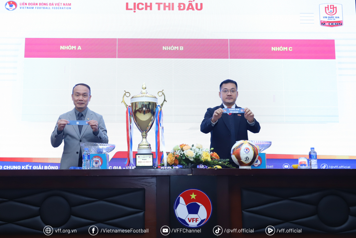 VFF công bố Nhà tài trợ chính và bốc thăm VCK U19 Quốc gia – Cúp Modern 2025/26