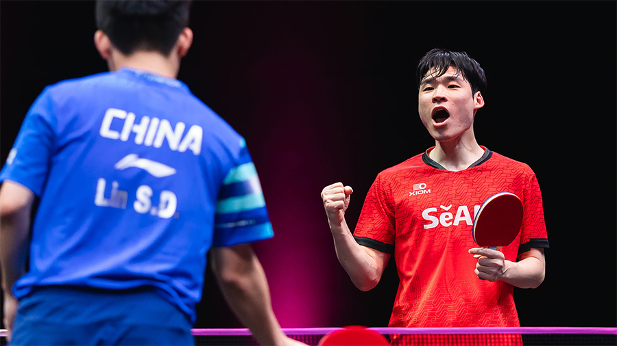 Lin Shidong gục ng&atilde;, Jang Woojin hi&ecirc;n ngang v&agrave;o chung kết WTT Champions Doha 2026