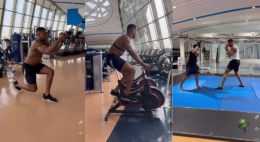 Anthony Joshua gây sốc khi tập luyện trở lại sau tai nạn xe hơi thảm khốc