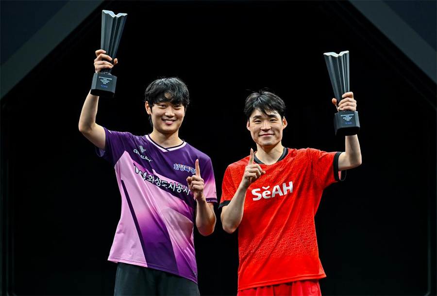 Jang Woojin v&agrave; Cho Daeseong đăng quang đ&ocirc;i nam tại WTT Star Contender Doha 2026