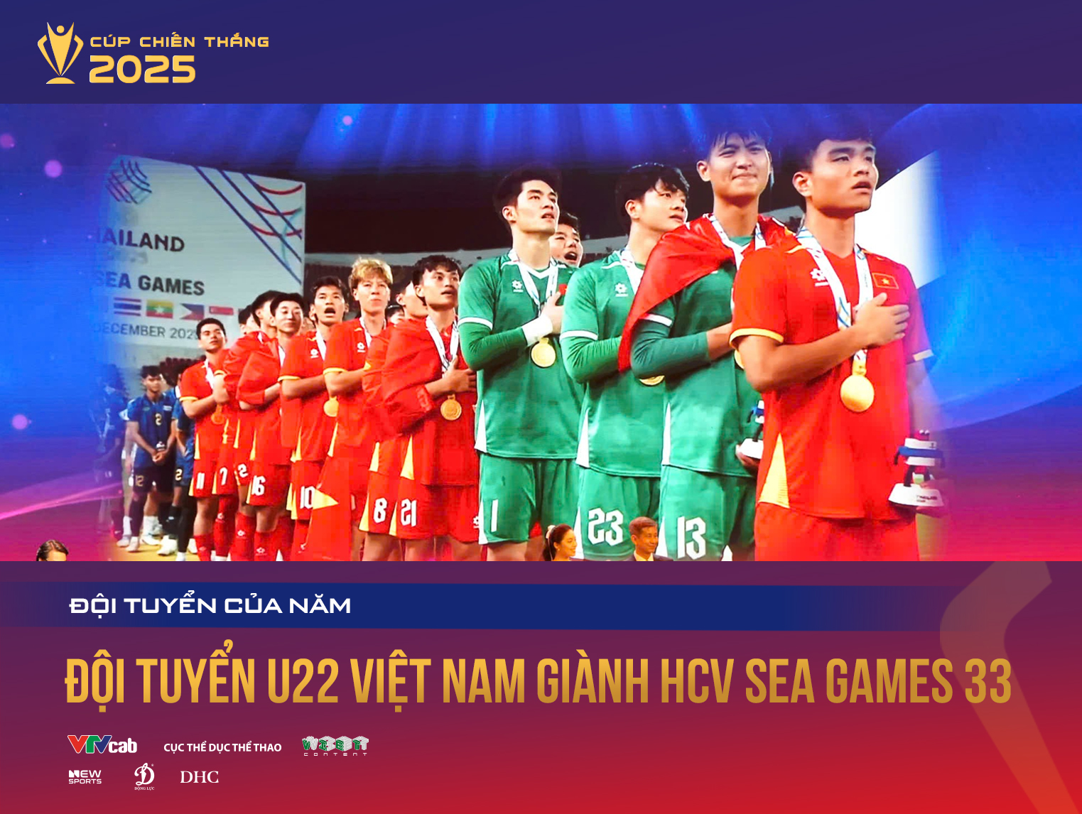 Đội tuyển của năm Cúp Chiến thắng 2025: Tôn vinh U22 Việt Nam Đội tuyển của năm Cúp Chiến thắng 2025: Tôn vinh U22 Việt Nam