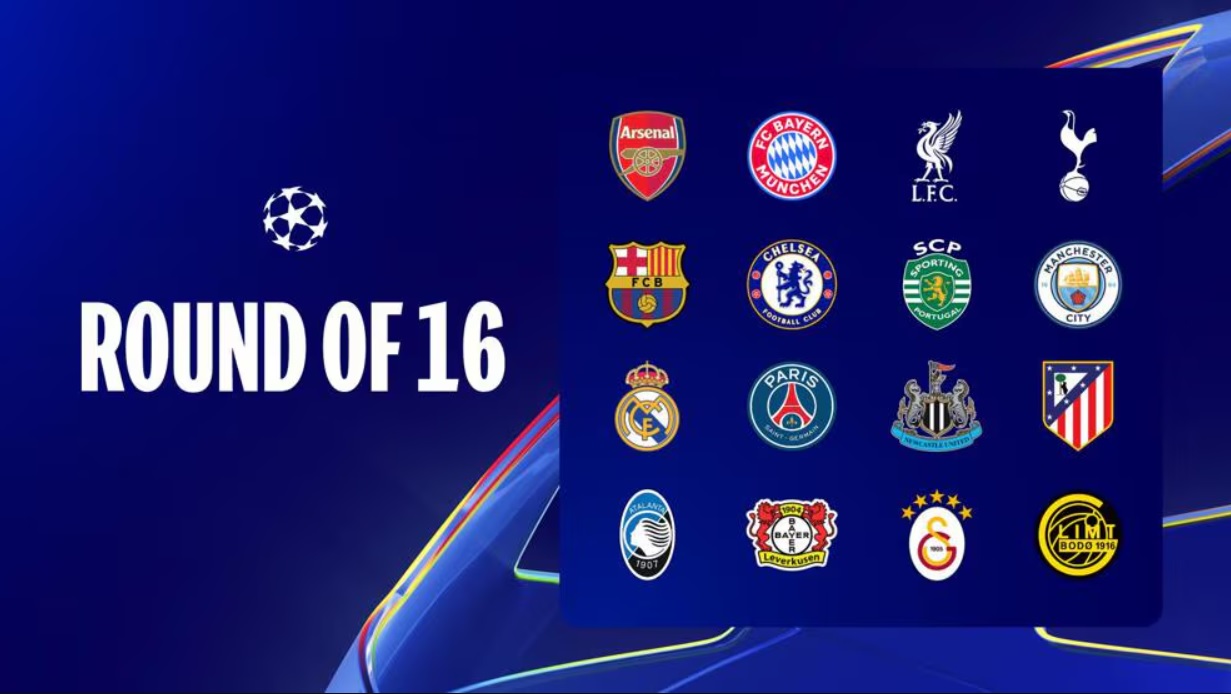 Bốc thăm vòng 1/8 Champions League: Những đội nào có thể gặp nhau, thành tích đối đầu Bốc thăm vòng 1/8 Champions League: Những đội nào có thể gặp nhau, thành tích đối đầu