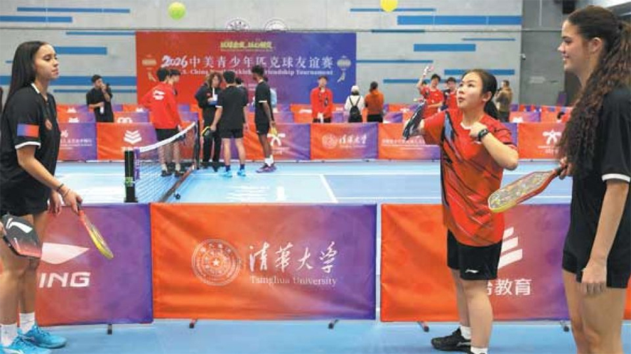 Pickleball học đường: Khi thể thao trở th&agrave;nh nhịp cầu kết nối thế hệ trẻ Mỹ v&agrave; Trung Quốc